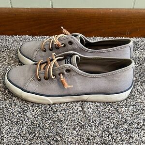 Sperry Casual Gray Canvas Sneakers